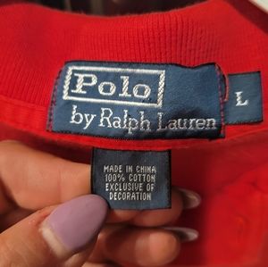 Red polo by Ralph Lauren